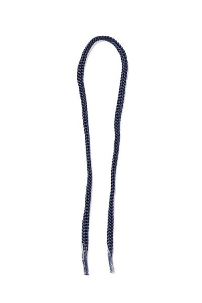 Шнур с наконечниками "крючок-прозрачный" для пакетов, Чёрный, 6 мм, 100 шт